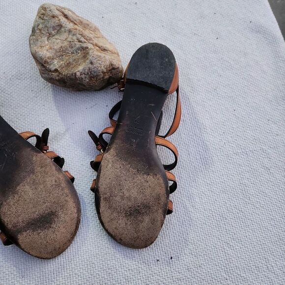 Giuseppe Zanotti brown short gladiator style sandals - Picture 4 of 8